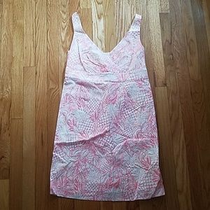 vineyard vines pink pineapple dress